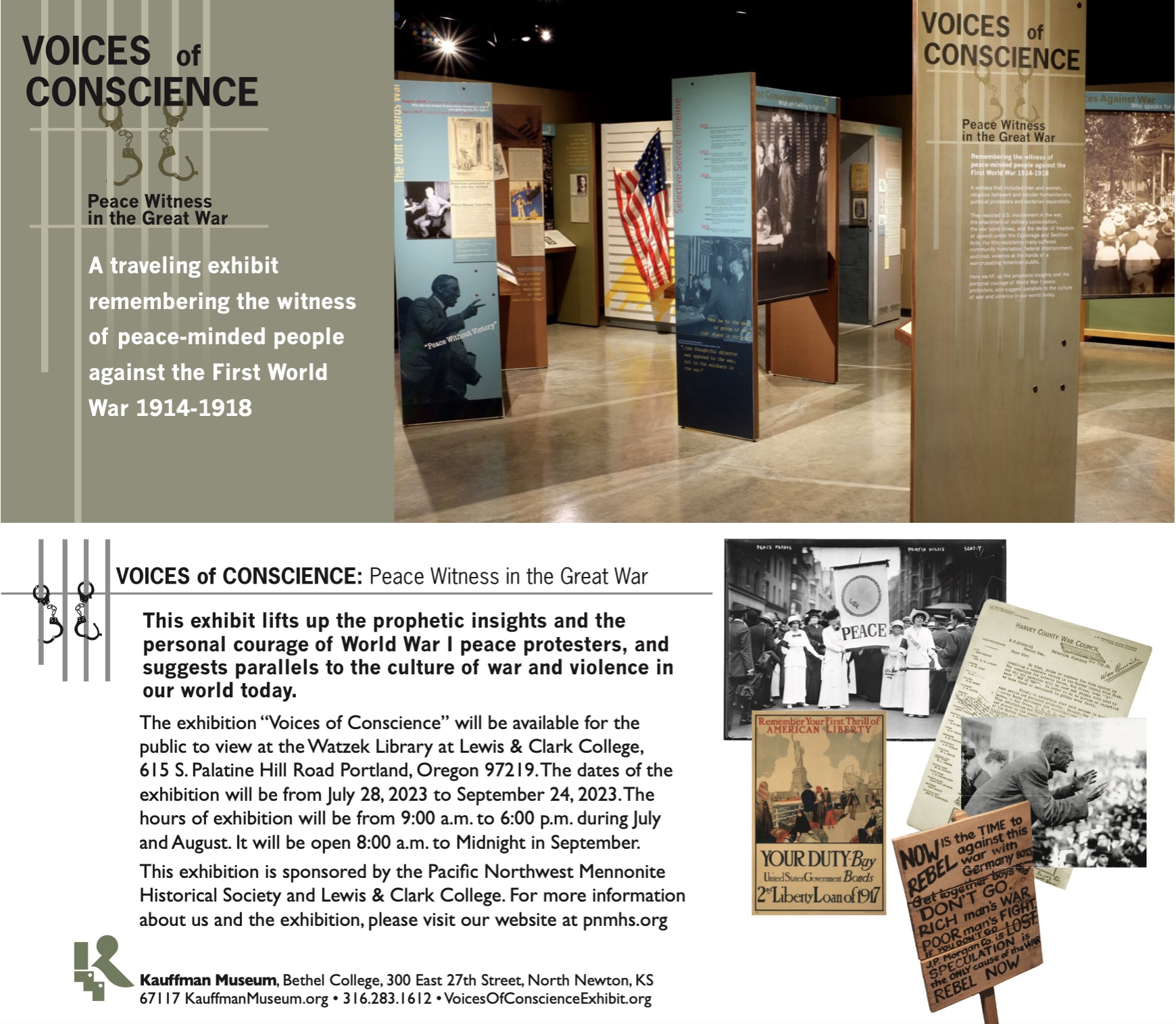 VoC Voices of Conscience exhibit